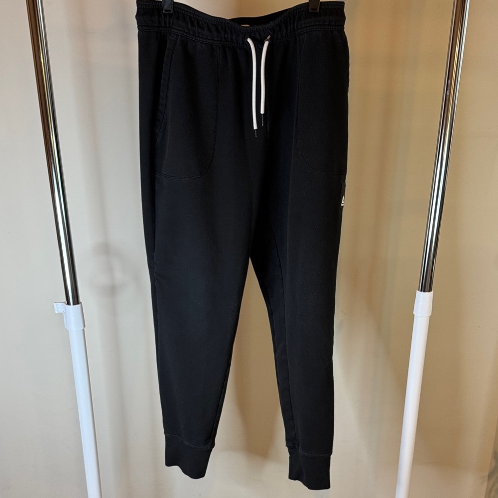 Reebok Black Joggers with Drawstring